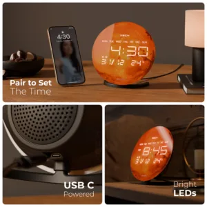 xech alarm clock for heavy sleepers loud digital alarm clock led mars clock solaris x 1500x1500 3