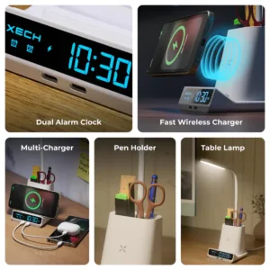 xech alarm clock with wireless charger lamp pen stand quest ultra 1500x1500 2