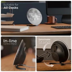 xech digital alarm clock with speaker dual loud alarms solaris X moon led clock 1500x1500 6Large