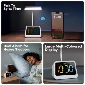 Prism Ultra Digital clock & Speaker 4 xech lamp with clock speaker pen stand mini small alarm clocks prism ultra 1500x1500 3