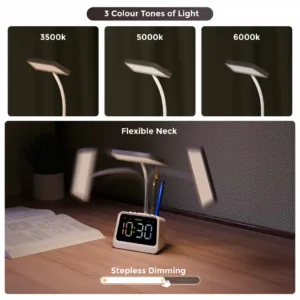 Prism Ultra Digital clock & Speaker 3 xech lamp with clock speaker pen stand mini small alarm clocks prism ultra 1500x1500 6