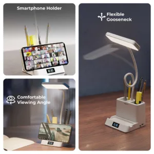 xech table lamp with digital clock pen stand phone holder desky lite digital 1500x1500 5 2568900b 87c1 4be1 baae c6052e2a4d3e