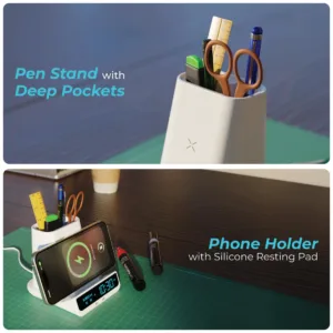 xech wireless charger with digital clock pen stand holder quest max 1500x1500 6