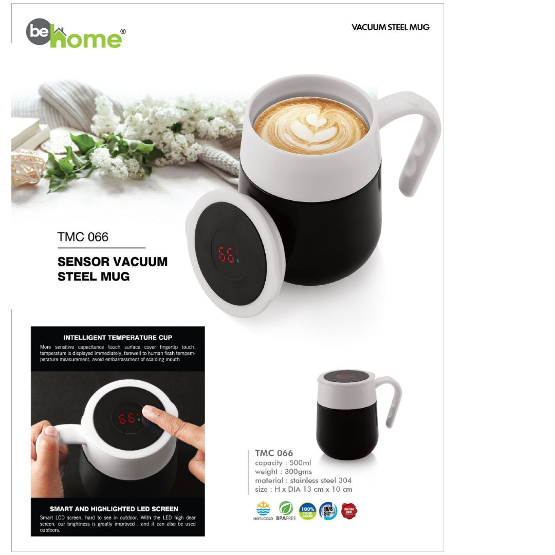 Sensor vacuum steel Mug Smart Vacuum Steel Mug