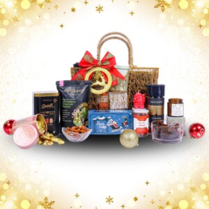 Premium Coffee, Plum Cake, Imported Chocolates & Aroma Candle Hamper