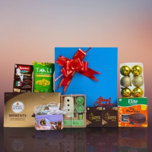 Christmas Lighting, Chocolate, Cake & Fragrance Hamper