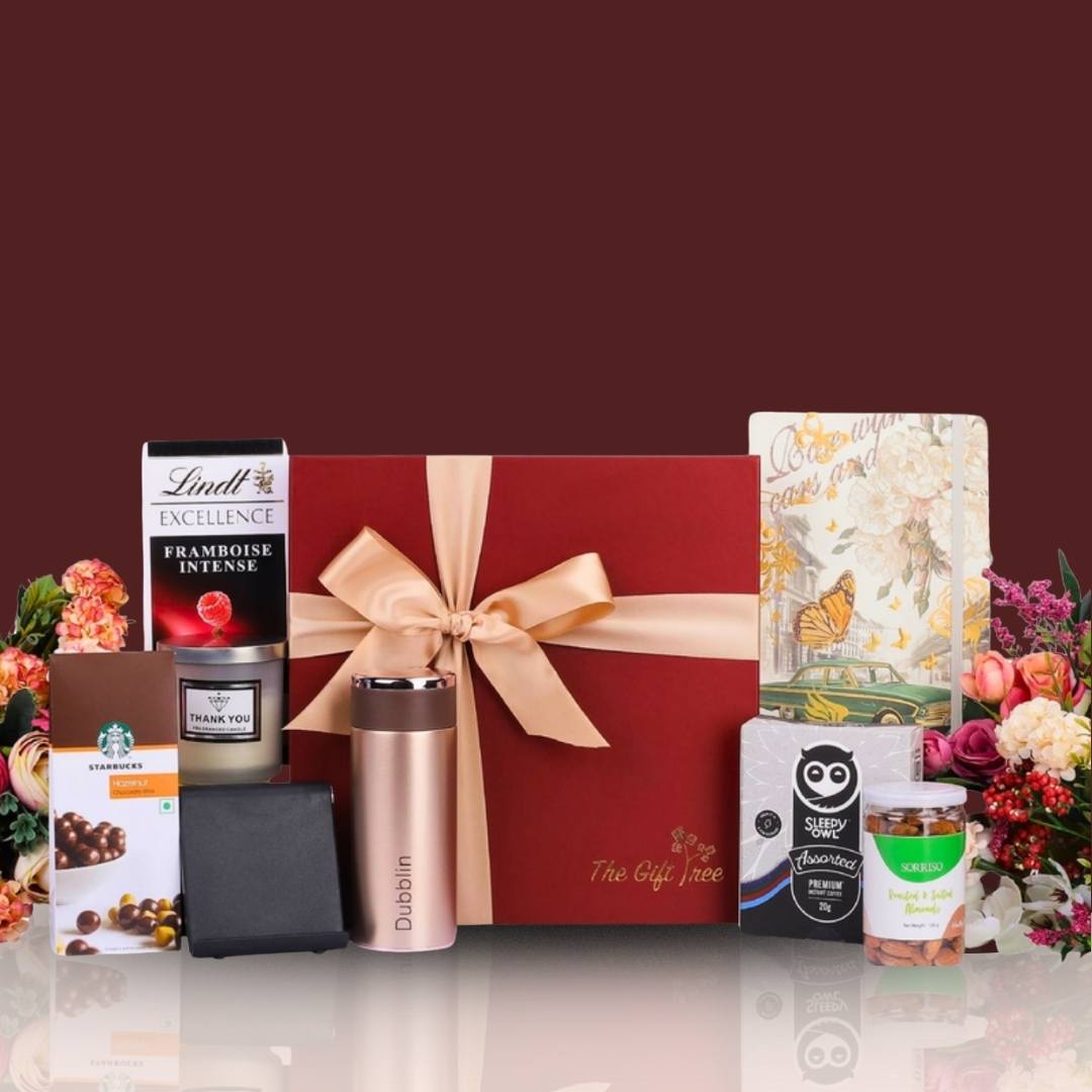Dubblin SS Bottle, Portable Stand & Chocolate Gift Hamper (TGT484) Dubblin SS Bottle Portable Stand Chocolate Gift Hamper TGT484 1