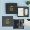 New Year Corporate Gift Set – Black Diary Pen Tumbler