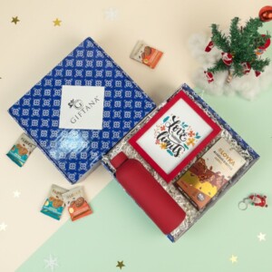 New Year Gift Box-Brittle, Bottle & Frame