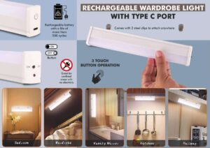 GlowClip Rechargeable Wardrobe