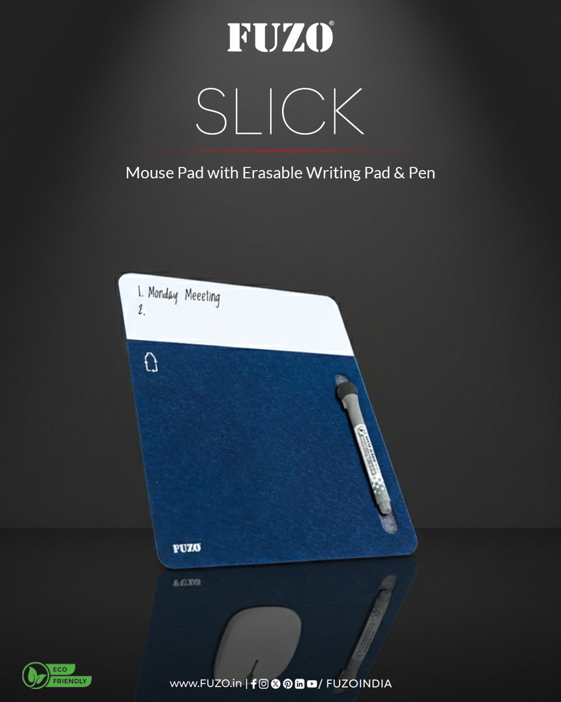 2-in-1 Mouse Pad with Erasable Memo Pad & Pen 2-in-1 Mouse Pad with Erasable Memo Pad & Pen