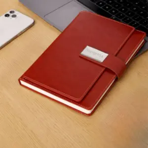 Elegant Leatherette Notebook with Magnetic Flap 4 Elegant Leatherette Notebook With Magnetic Flap