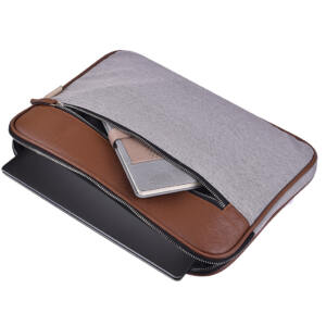 FOLIO Stylish Laptop Sleeve with Zipper Pocket 4 FOLIO1