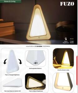 Gravity Flip LED Table Lamp