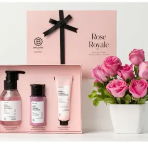 Rose Royale Rose Coconut Bath Body Care Gift Set1