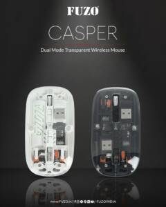 Transparent Dual Mode Wireless Mouse