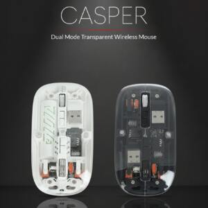 Transparent Dual Mode Wireless Mouse