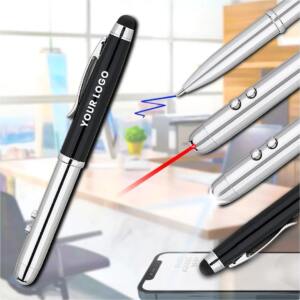 4 in 1 Laser Pointer Stylus Pen for Corporate Gifts
