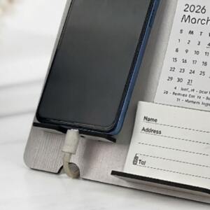 5 in 1 Calendar Desk Stand with Clock 3