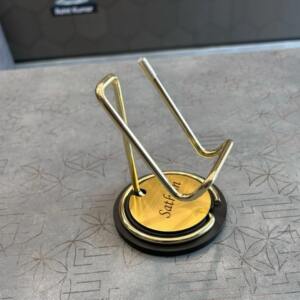 Custom Golden Desktop Mobile Stand 1