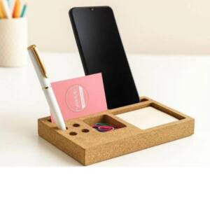 Eco friendly Cork Desk Organizer 3