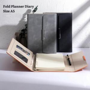Fold Planner A5 Premium Ring Binder Executive Diary