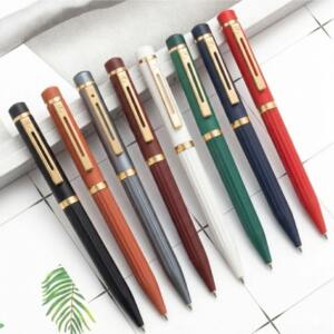 Luxury Ribbed Metal Executive Ball Pen