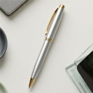 Luxury Silver Gold Executive Ball Pen