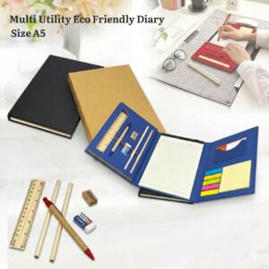 Multi Utility A5 Eco-Friendly Stationery Diary Set
