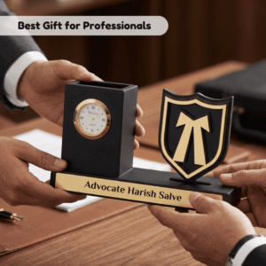 Personalized AD Symbol Pen Stand with Clock 7