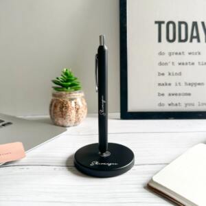 Premium Magnetic Desk Pen with Personalized Stand 2