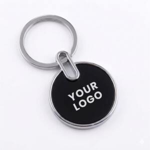Premium Round Branding Metal Keychain
