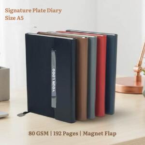 Signature Plate A5 Premium Magnetic Diary
