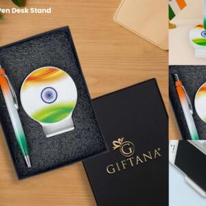Tiranga Pen Desk Stand Gift Set