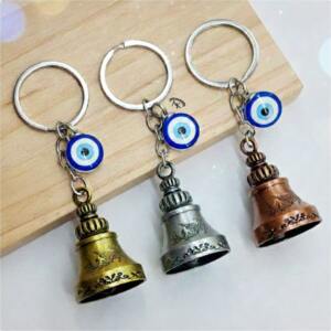 Vintage Bell Evil Eye Keyring