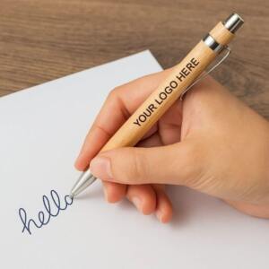 Wooden Magnetic Pen Stand with Customized Engraving 3