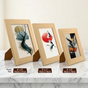 Wooden Photo Frame Natural Finish