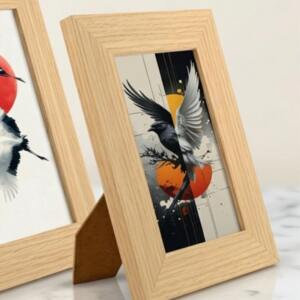 Wooden Photo Frame Natural Finish 3