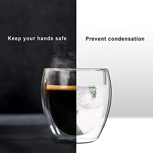 250ml Double Wall Tea & Coffee Glass Set 2 250ml Double Wall Tea Coffee Glass Set 2