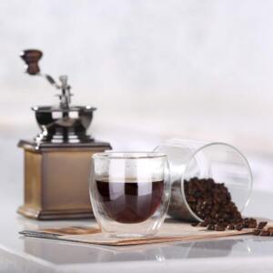Double Wall Tea & Coffee Glass Set 6 250ml Double Wall Tea Coffee Glass Set 5