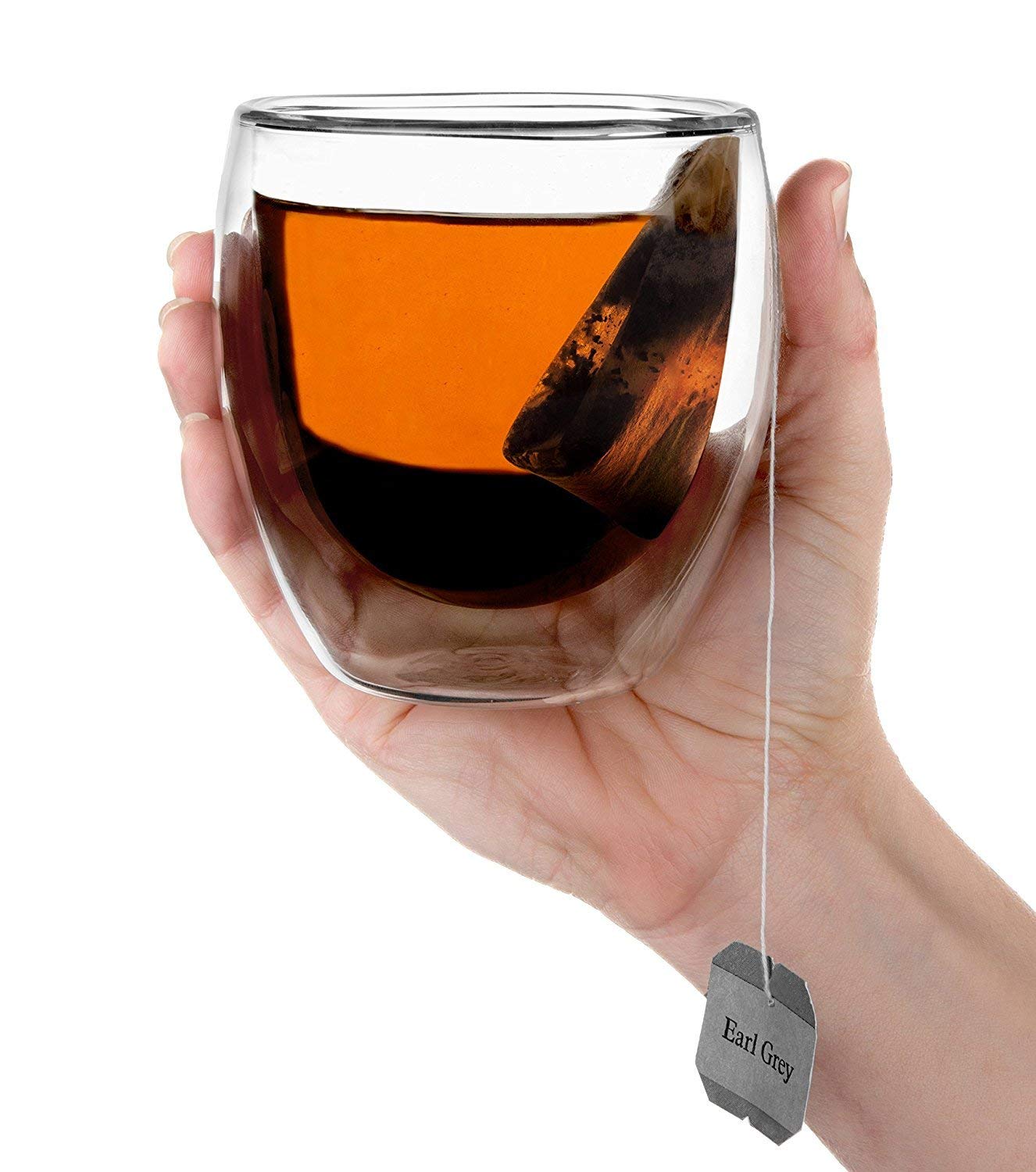 250ml Double Wall Tea & Coffee Glass Set- 6 250ml Double Wall Tea Coffee Glass Set 6
