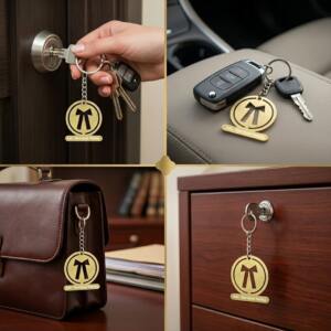 Custom Lawyer Pen & Keychain Combo Gift Set 5 Advocate Success Gift Set with Pen Keychain 5
