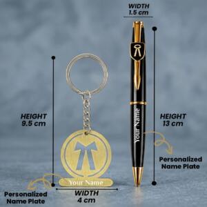 Custom Lawyer Pen & Keychain Combo Gift Set 2 Advocate Success Gift Set with Pen Keychain 8