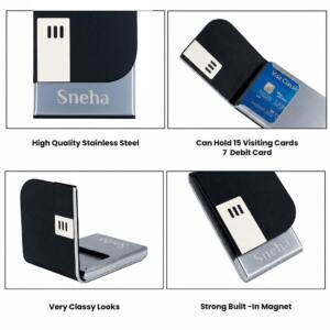 Black Personalised 6 in 1 Executive Laptop Bag Gift Set 2