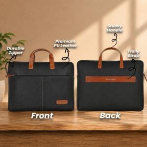 Black Personalised 6 in 1 Executive Laptop Bag Gift Set 3