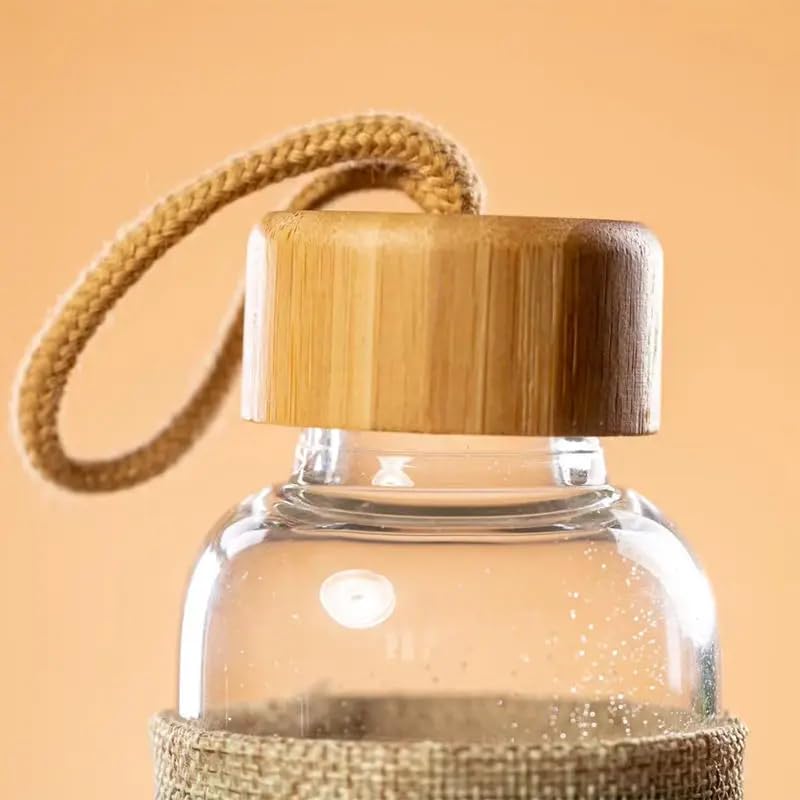 Borosilicate Glass Bottle with Sleeve for Corporate Gifting- 2 Borosilicate Glass Bottle with Sleeve for Corporate Gifting 2