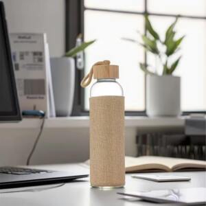 Borosilicate Glass Bottle with Sleeve for Corporate Gifting 4 Borosilicate Glass Bottle with Sleeve for Corporate Gifting 4