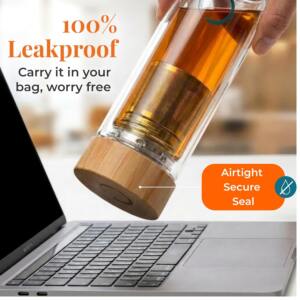 Borosilicate Glass Infuser Bottle for Corporate Gifting 2 Borosilicate Glass Infuser Bottle 2