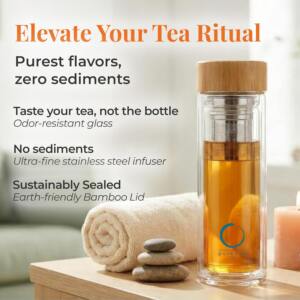 Borosilicate Glass Infuser Bottle for Corporate Gifting 4 Borosilicate Glass Infuser Bottle 3