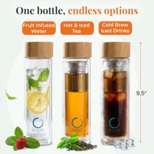 Borosilicate Glass Infuser Bottle